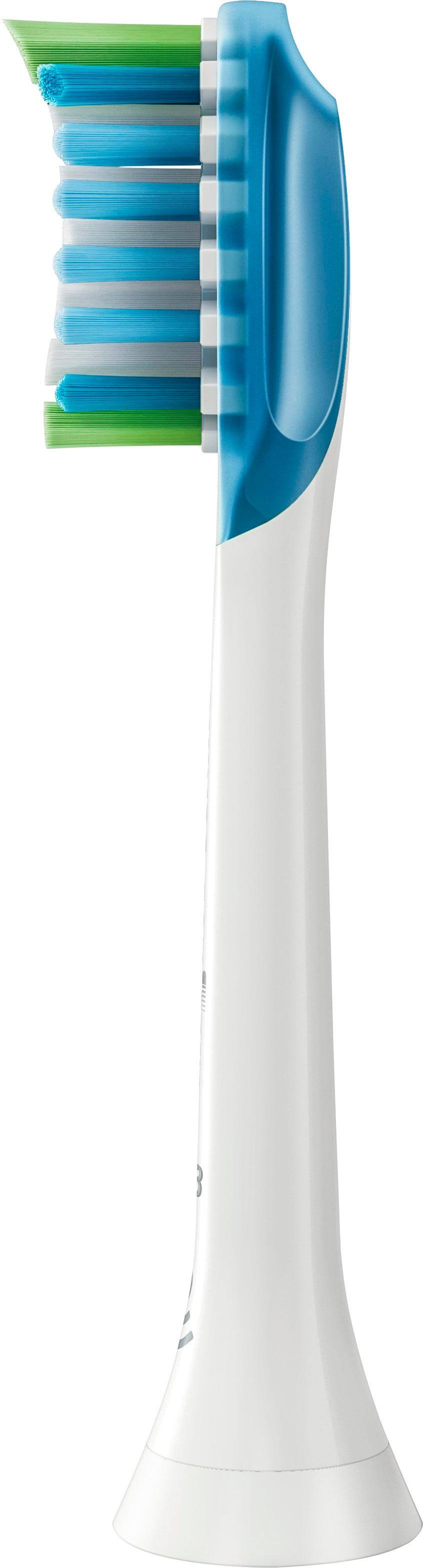Alt View 13. Philips Sonicare - Premium Plaque Control Brush Heads (2-Pack) - White.