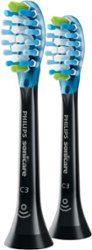 Philips Sonicare - Premium Plaque Control Brush Heads (2-Pack) - Black - Angle_Zoom
