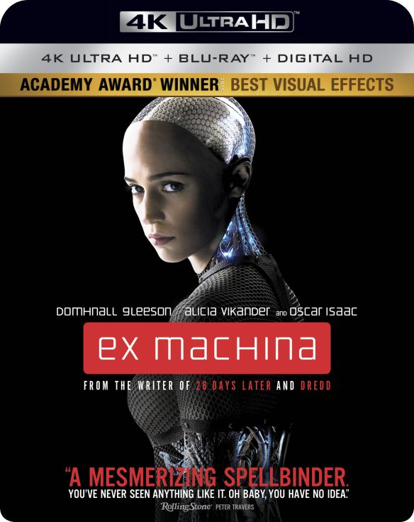  Ex Machina [Includes Digital Copy] [4K Ultra HD Blu-ray/Blu-ray] [2015]