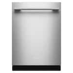 KitchenAid - 24" Top Control Built-In Dishwasher with 360 Max Jets Third Rack and ProDry System, 44 dBA - Stainless Steel