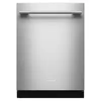 KitchenAid - 24" Top Control Built-In Dishwasher with 360 Max Jets Third Rack and ProDry System, 44 dBA - Stainless Steel - Front_Zoom