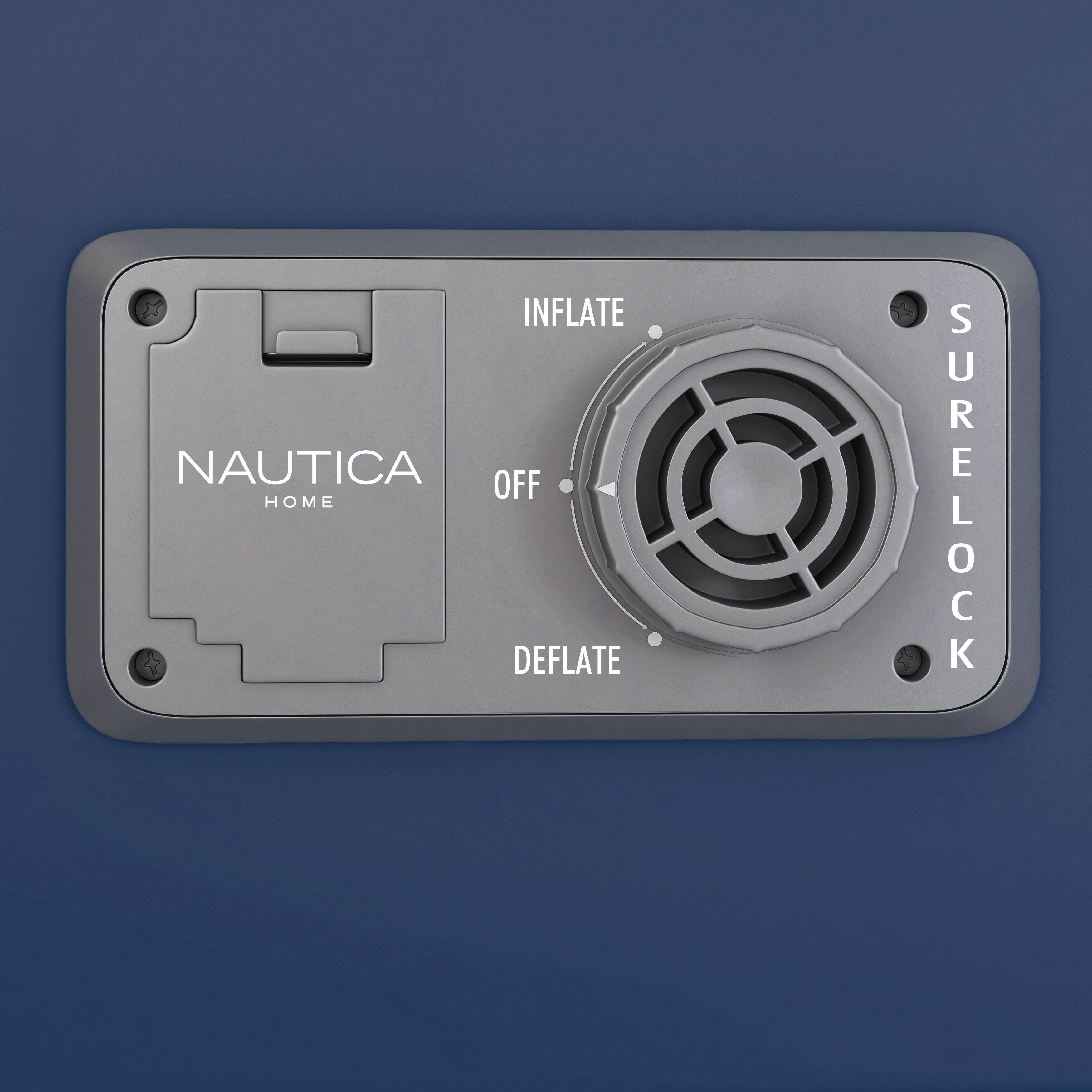 NAUTICA HOME

INFLATE  
OFF  
DEFLETE  

SURELOCK