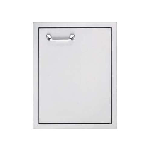 Front. Sedona By Lynx - 18" Single Acess Door for Sedona by Lynx BBQ Island - Silver.