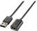 Front. Insignia™ - 6' USB-A-to-USB-A Extension Cable - Black.