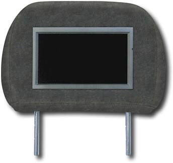 Front Standard. Epik - Custom Headrest Video Monitors for GM/GMC - Graphite cloth.