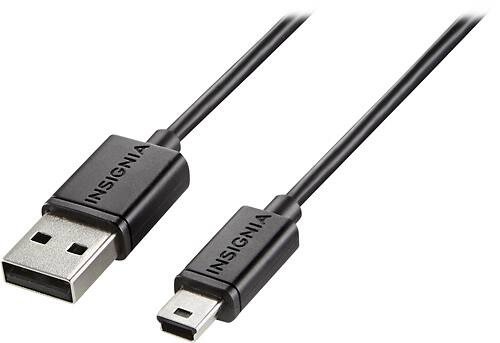 Gæsterne Meningsfuld Til meditation Insignia™ 3' USB Type A-to-5-Pin Mini-B Cable Black NS-PU035AM - Best Buy