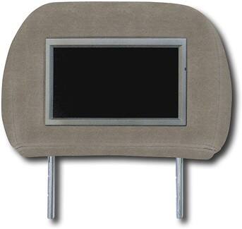 Front Standard. Epik - Custom Headrest Video Monitors for GMC - Medium pewter.