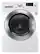 Front. LG - 2.3 Cu. Ft. 9-Cycle Washer and 7-Cycle Dryer Electric Combo - White.