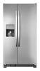 Whirlpool - 25.4 Cu. Ft. Side-by-Side Refrigerator with Thru-the-Door Ice and Water - Universal Silver-Front_Standard