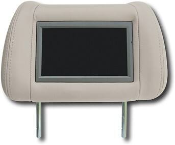 Front Standard. Epik - Custom Headrest Video Monitors for Denali - Shale leather.