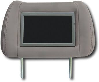 Front Standard. Epik - Custom Headrest Video Monitors for Denali - Medium pewter.