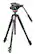 Angle. Manfrotto - MVH502AH Fluid Video Head With MT055XPRO3 Tripod - Black.