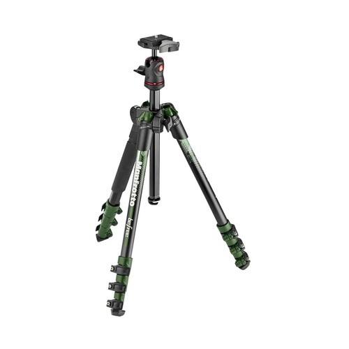 Manfrotto - Befree 57" Tripod - Green - Angle