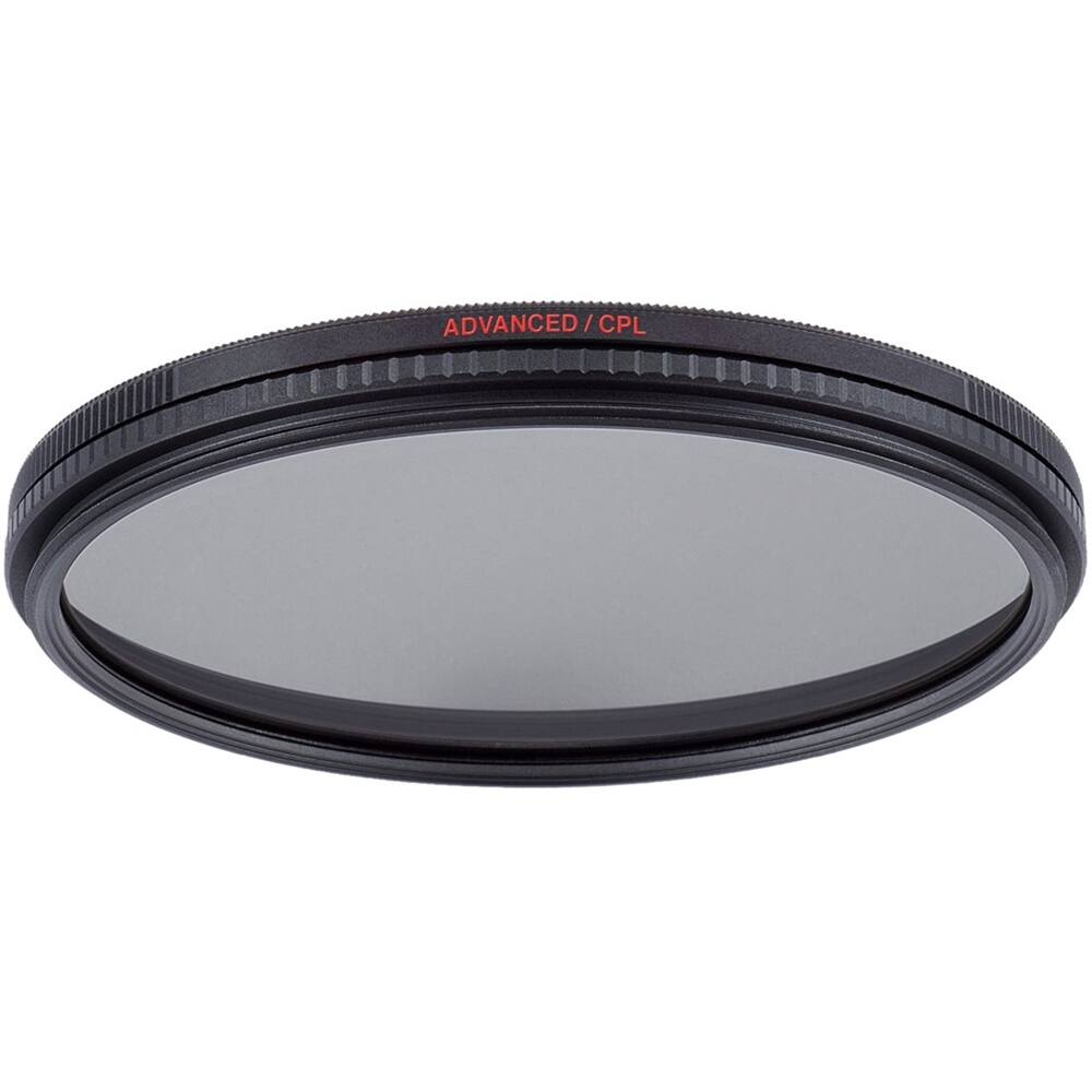 Angle. Manfrotto - Advanced 62mm Circular Polarizer Lens Filter.