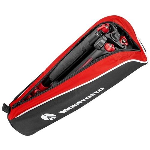 Manfrotto - Befree 57" Tripod - Red - Angle