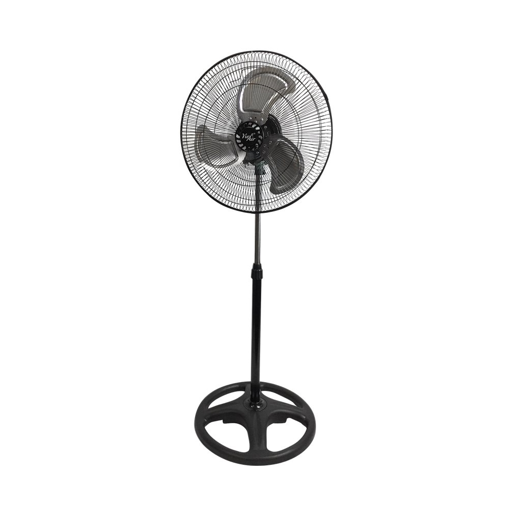 Benross 42270 16 inch 3-Speed Stand Fan Oscillating and Tilting Head 50 W 50W Chrome 