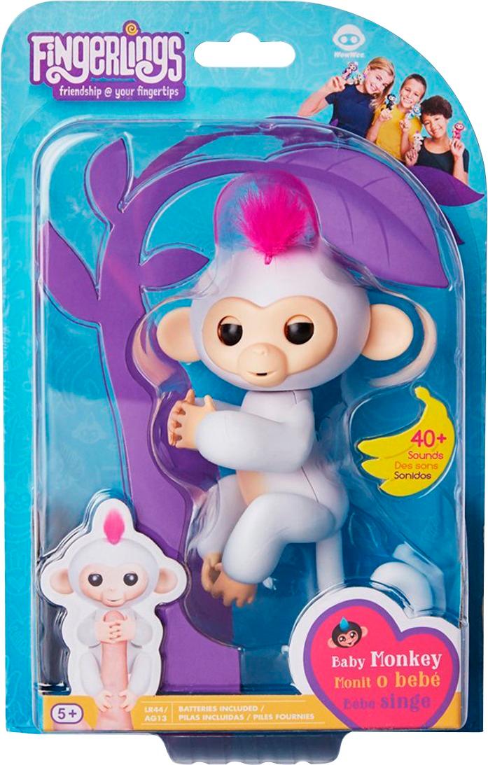 WowWee Fingerlings Sophie White Interactive Baby Finger Monkey 2017 for sale online 