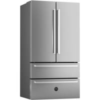 Bertazzoni - Professional Series 21 Cu. Ft. French Door Counter-Depth Refrigerator - Stainless steel - Front_Zoom