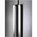 Alt View 11. Bertazzoni - Professional Series 21 Cu. Ft. French Door Counter-Depth Refrigerator - Stainless Steel.