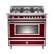 Front. Bertazzoni - 4.4 Cu. Ft. Freestanding Gas Convection Range.