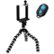 Front. Poser Snap - Flex-Arm Tripod & Remote Shutter Tripod for Mobile Phones - White/Black.
