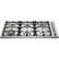 Front. Bertazzoni - Professional Series 36.4" Gas Cooktop - Stainless steel.