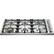 Alt View 11. Bertazzoni - Professional Series 36.4" Gas Cooktop - Stainless steel.