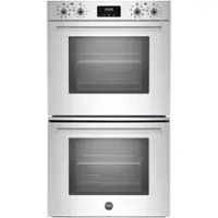 Bertazzoni - Professional Series 29.8" Built-In Double Electric Convection Wall Oven - Stainless Steel - Front_Zoom