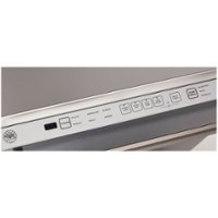Bertazzoni - 24" Top Control Built-In Dishwasher with Stainless Steel Tub - Stainless steel - Front_Zoom