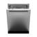Front. Bertazzoni - 24" Top Control Built-In Dishwasher with Stainless Steel Tub - Stainless Steel.