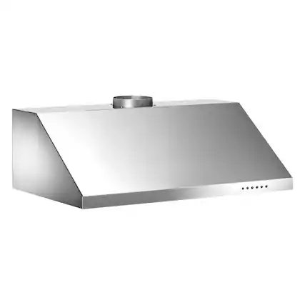 Front. Bertazzoni - Professional Series 36" Convertible Range Hood - Stainless Steel.