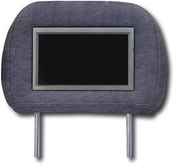 Front Standard. Epik - Custom Headrest Video Monitors for GM - Graphite cloth.