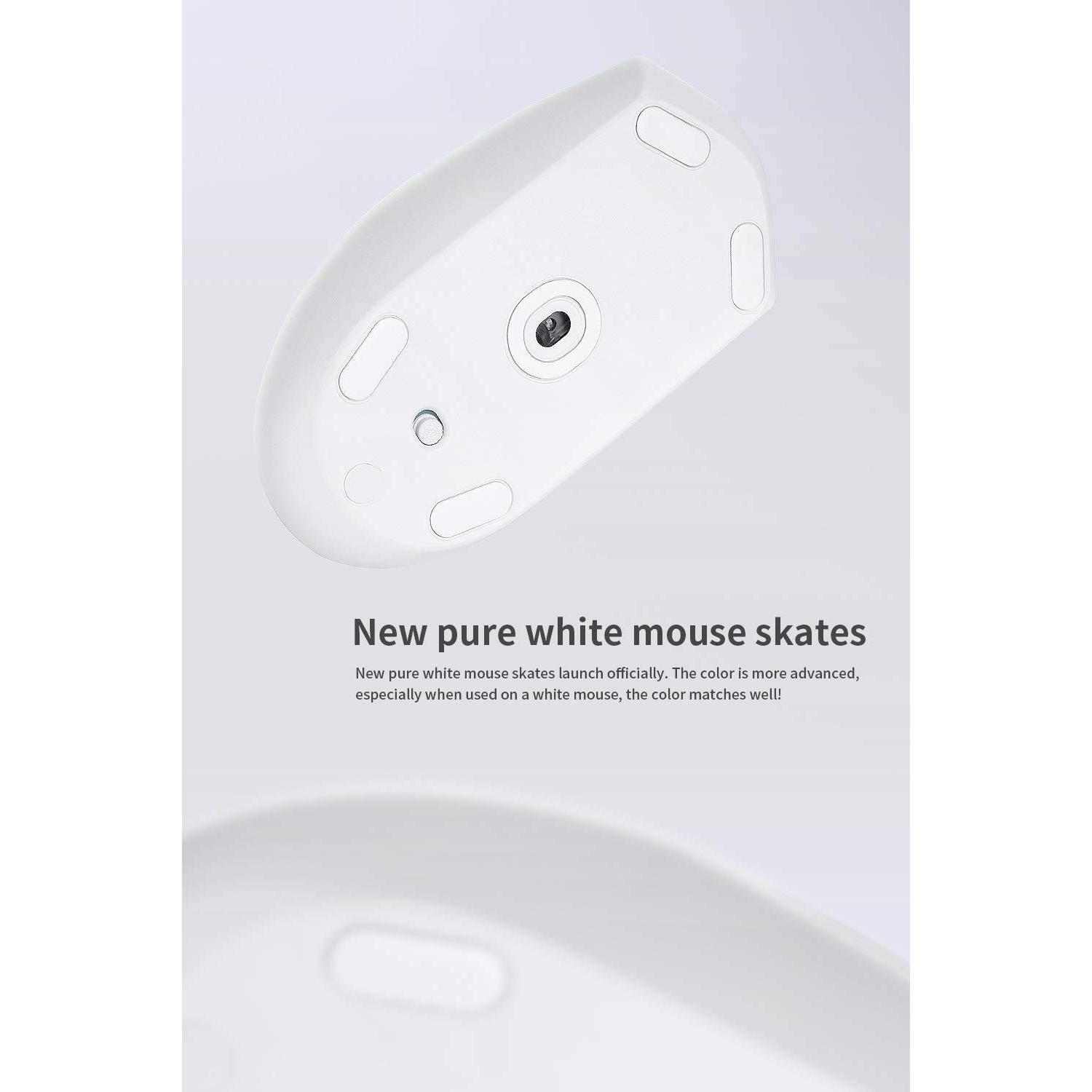 New pure white mouse skates

New pure white mouse skates launch officially. The color is more advanced, especially when used on a white mouse, the color matches well!