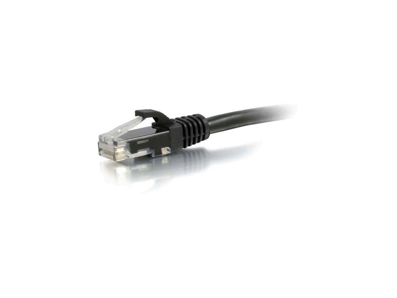 Alt View 3. Cables to Go - C2G 00723 C2G 1FT CAT6A SNAGLESS UNSHIELDED (UTP) NETWORK PATCH ETHERNET CABLE - BLACK - 1.