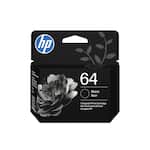 HP - 64 Standard Capacity Ink Cartridge - Black