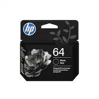 HP - 64 Standard Capacity Ink Cartridge - Black - Front_Zoom