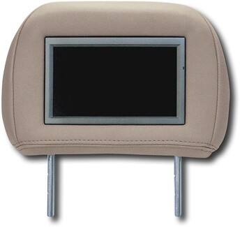 Front Standard. Epik - Custom Headrest Monitors for GM/GMC - Medium neutral.