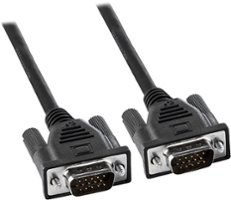 Insignia™ - 6’ VGA Monitor Cable - Black - Front_Zoom