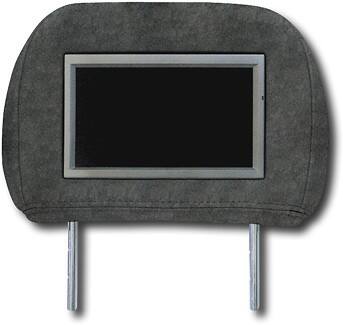 Front Standard. Epik - Custom Headrest Video Monitors for GM - Graphite cloth.