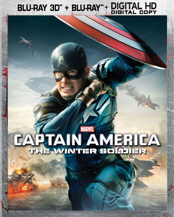  Captain America: The Winter Soldier [Includes Digital Copy] [3D] [Blu-ray] [Blu-ray/Blu-ray 3D] [2014]