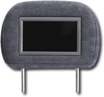 Front Standard. Epik - Custom Headrest Video Monitors for GM - Graphite cloth.