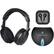 Front. Innovative Technology - ITHW-858B Wireless Over-the-Ear Headphones - Black.