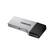 Front. Samsung - DUO 128GB USB 3.0, Micro USB Flash Drive - Black/silver.