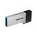 Alt View 13. Samsung - DUO 128GB USB 3.0, Micro USB Flash Drive - Black/silver.