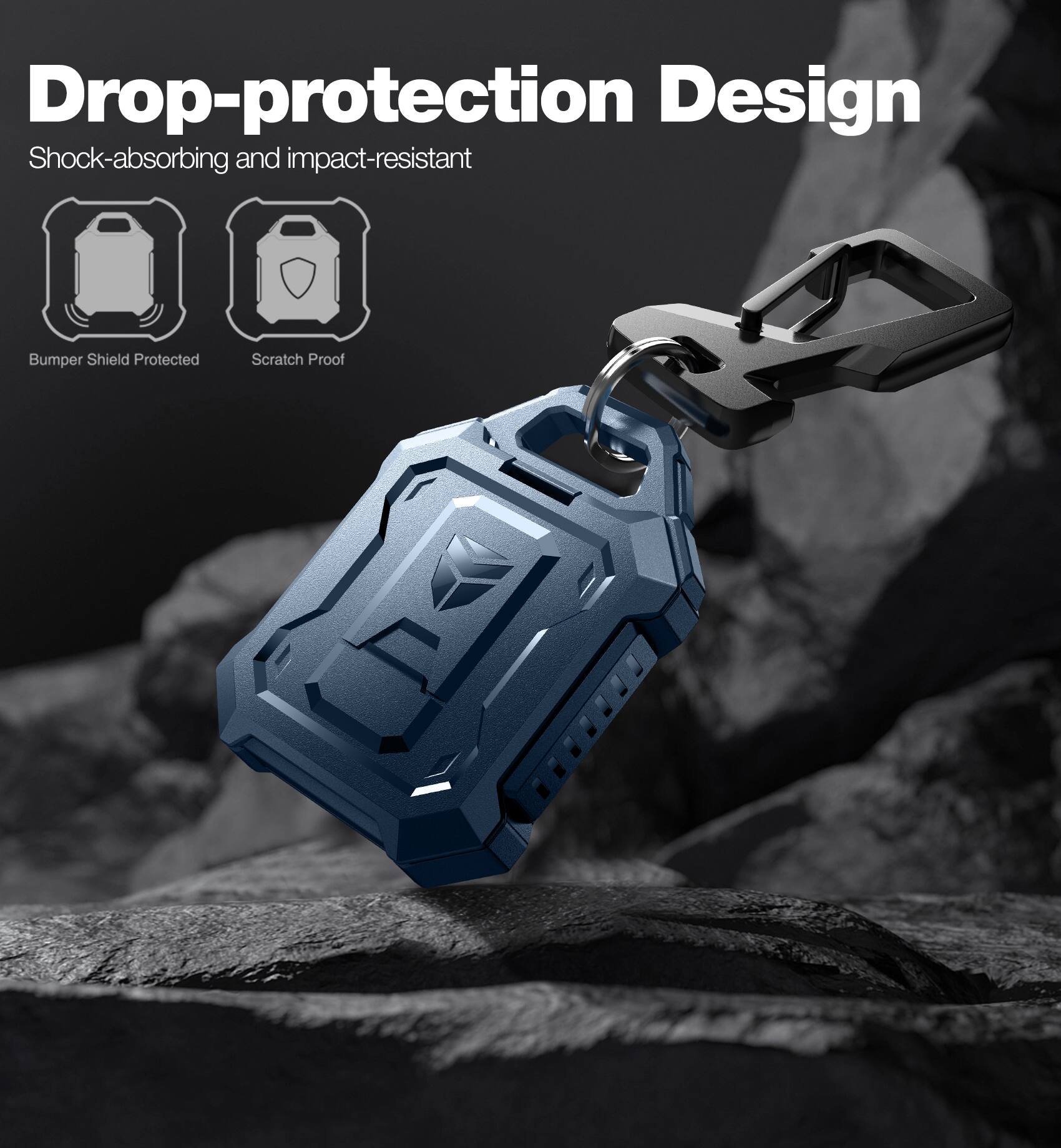 Drop-protection Design  
Shock-absorbing and impact-resistant  
Bumper Shield Protected  
Scratch Proof