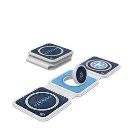 Keyscaper - Tennessee Titans 3-in-1 Foldable Charger - White