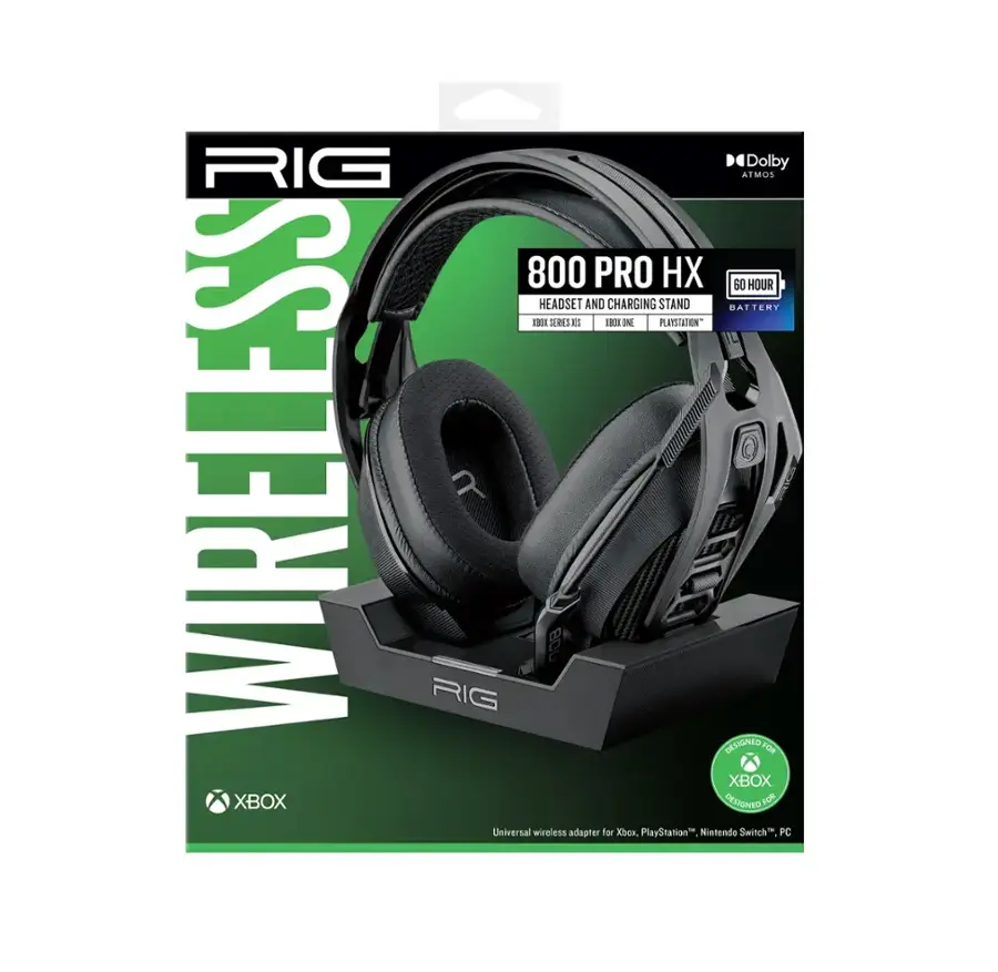 RIG 800 Pro HX Wireless Gaming Headset & Base Station for Xbox Black 10 ...