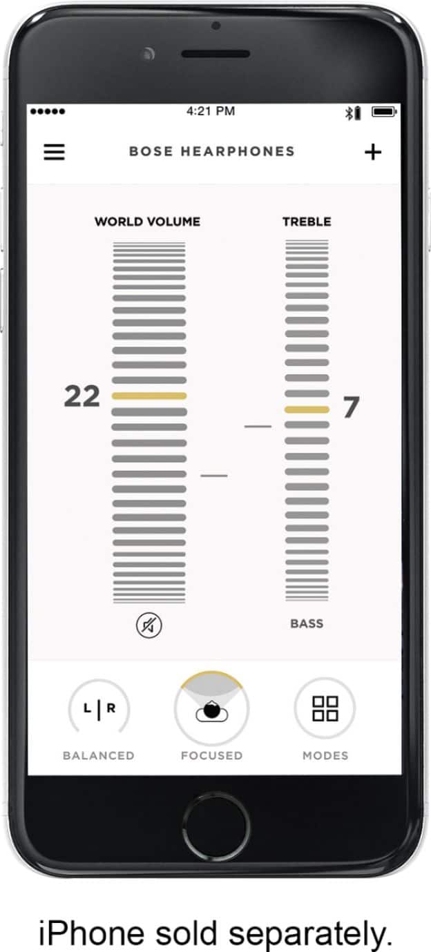 Alt View 15. Bose - Hearphones Conversation-Enhancing Headphones - Black.
