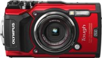 Front Zoom. Olympus - Tough TG-5 12.0-Megapixel Water-Resistant Digital Camera - Red.