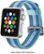 Alt View 12. Modal™ - Woven Nylon Watch Band for Apple Watch 38mm (Series 1-8) and Apple Watch Ultra 49mm - Blue striped.